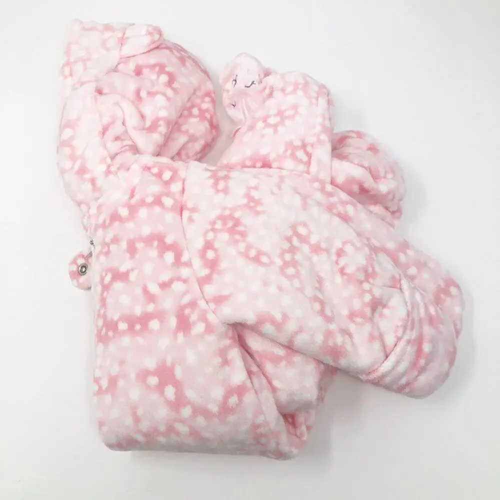 Carter's Girl's Baby Pink Winter Footie